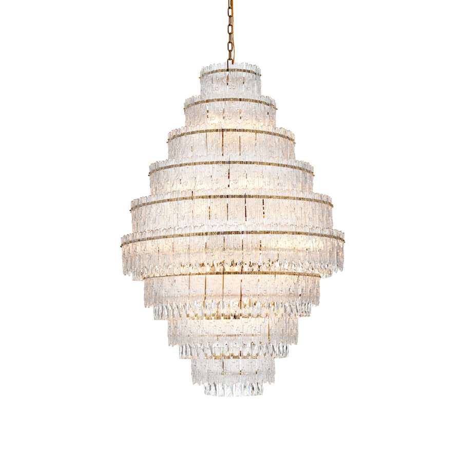 Elegant Lighting Emilia 27 Light 36" Wide Crystal Chandelier