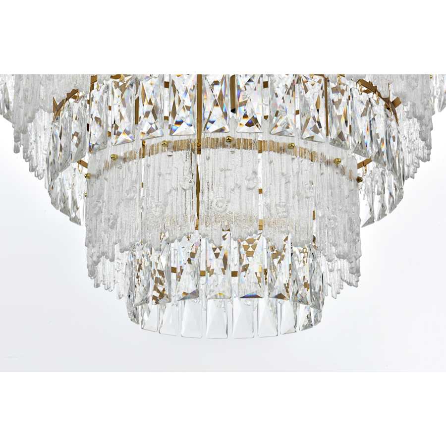 Elegant Lighting Emilia 27 Light 36" Wide Crystal Chandelier