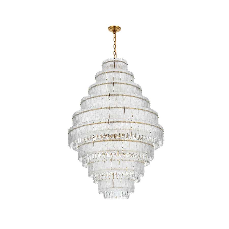 Elegant Lighting Emilia 27 Light 36" Wide Crystal Chandelier