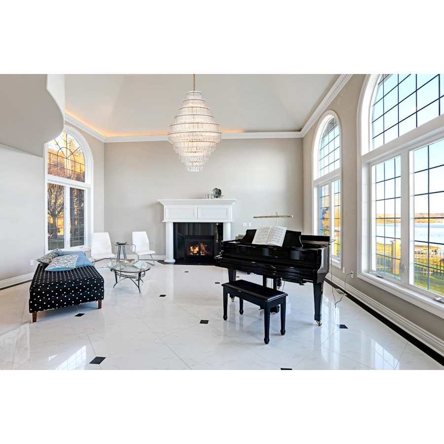 Elegant Lighting Emilia 27 Light 36" Wide Crystal Chandelier