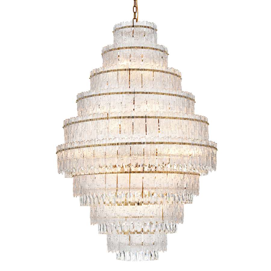 Elegant Lighting Emilia 27 Light 36" Wide Crystal Chandelier