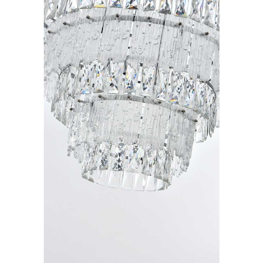 Elegant Lighting Emilia 33 Light 42" Wide Crystal Chandelier