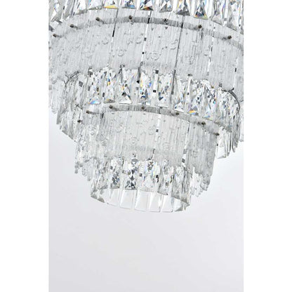 Elegant Lighting Emilia 33 Light 42" Wide Crystal Chandelier