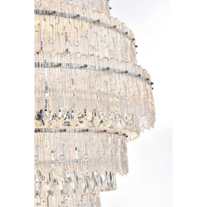 Elegant Lighting Emilia 33 Light 42" Wide Crystal Chandelier