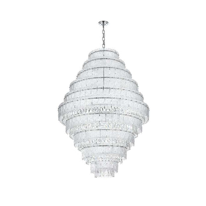 Elegant Lighting Emilia 33 Light 42" Wide Crystal Chandelier