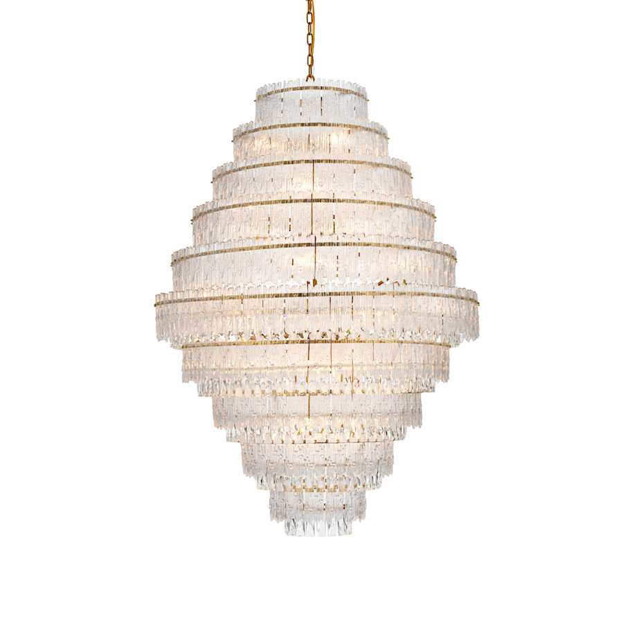Elegant Lighting Emilia 33 Light 42" Wide Crystal Chandelier