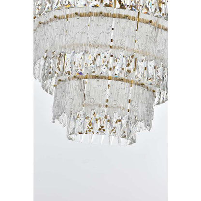 Elegant Lighting Emilia 33 Light 42" Wide Crystal Chandelier