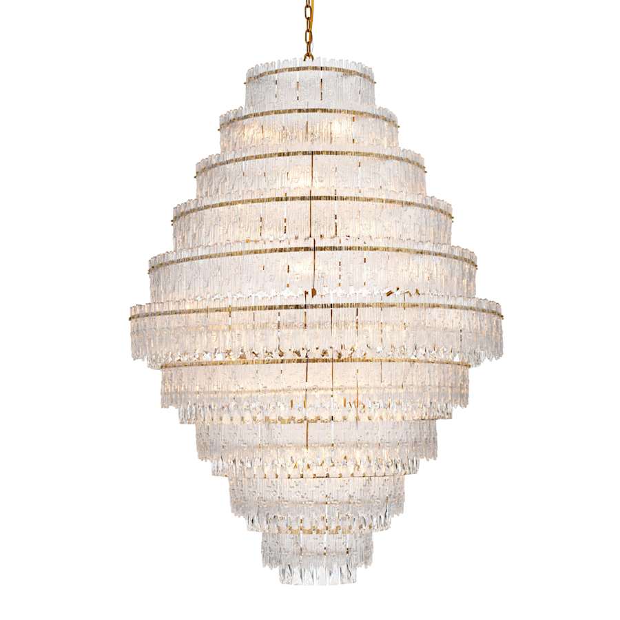 Elegant Lighting Emilia 33 Light 42" Wide Crystal Chandelier