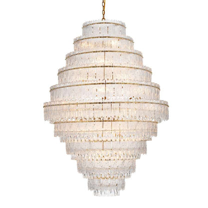 Elegant Lighting Emilia 33 Light 42" Wide Crystal Chandelier