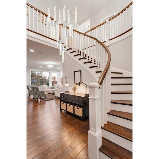 Elegant Lighting Aurora 30" Wide Crystal Multi Light Pendant