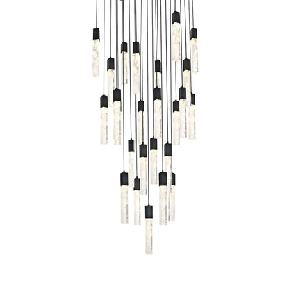Elegant Lighting Aurora 36" Wide Crystal Chandelier