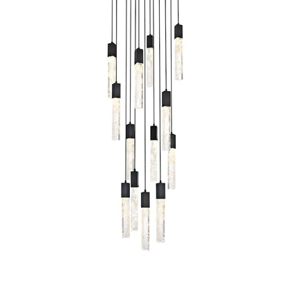 Elegant Lighting Aurora 30" Wide Crystal Chandelier