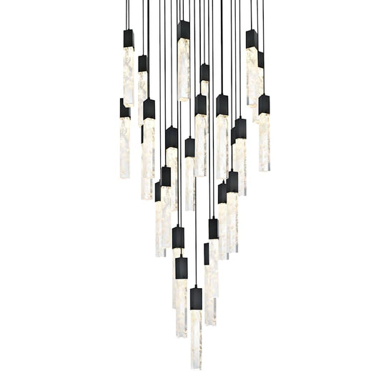 Elegant Lighting Aurora 42" Wide Crystal Chandelier