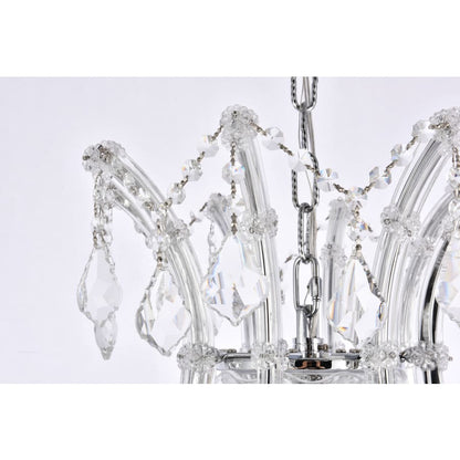 Elegant Lighting Maria Theresa 24 Light 36" Wide Crystal Chandelier with Clear Royal Cut Crystals
