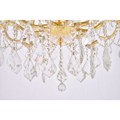 Elegant Lighting Maria Theresa 36 Light 46" Wide Crystal Chandelier with Clear Royal Cut Crystals