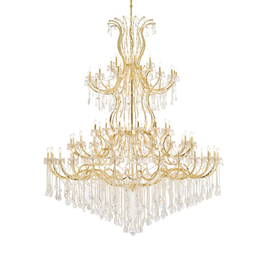 Elegant Lighting Maria Theresa 84 Light 96" Wide Crystal Chandelier with Clear Royal Cut Crystals