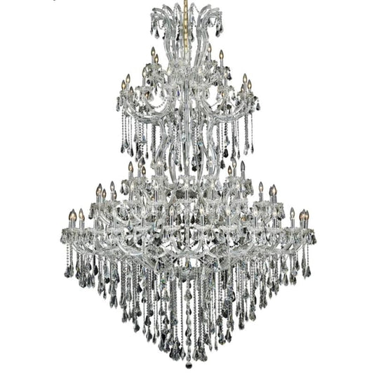 Elegant Lighting Maria Theresa 85 Light 72" Wide Crystal Chandelier with Clear Royal Cut Crystals