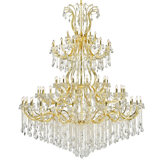 Elegant Lighting Maria Theresa 84 Light 96" Wide Crystal Chandelier with Clear Royal Cut Crystals