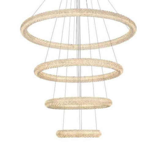 Elegant Lighting Bowen 42" Wide Ring Chandelier