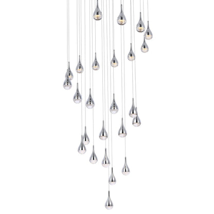 Elegant Lighting Amherst 25 Light 42" Wide LED Chandelier