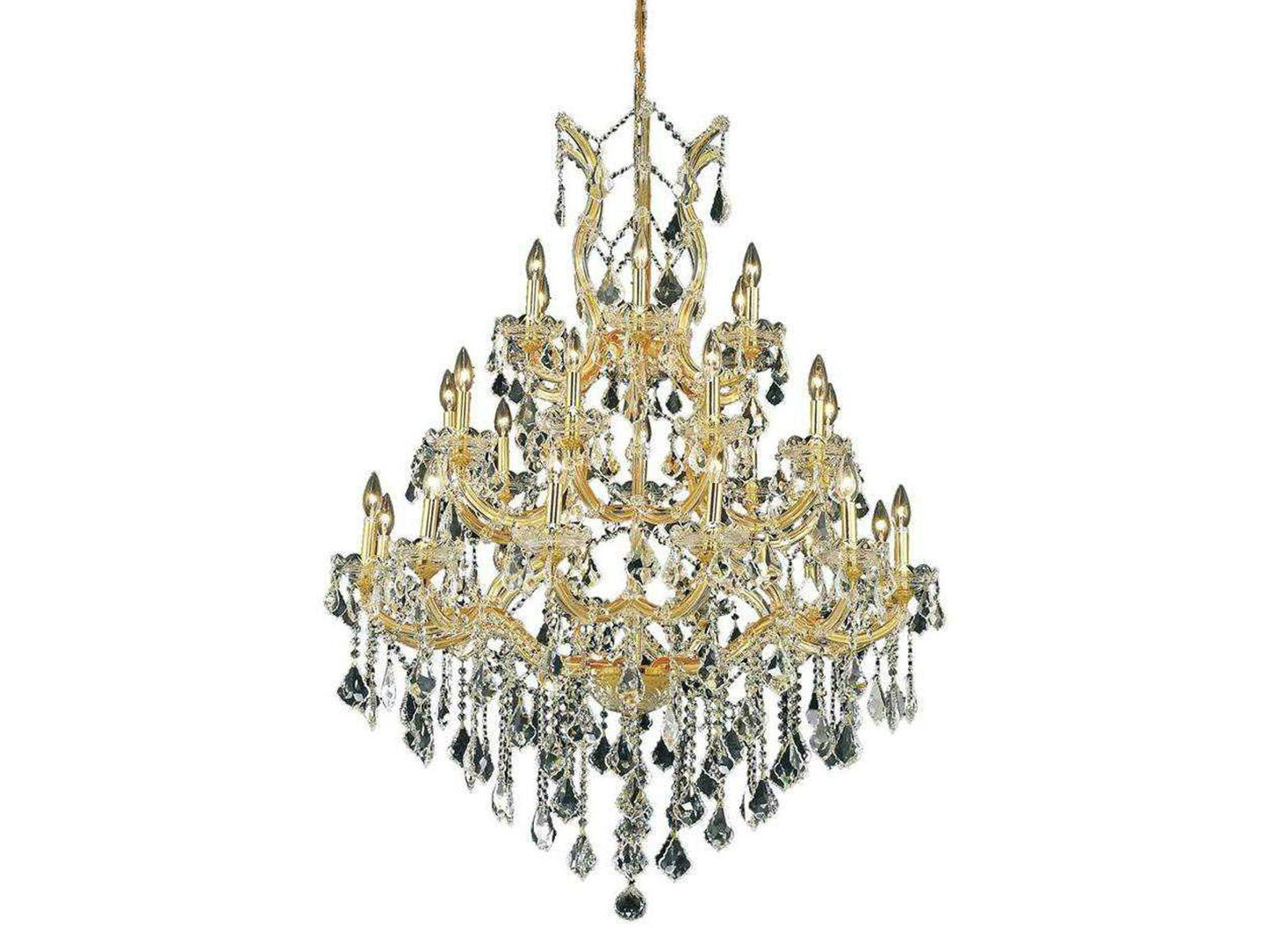 Elegant Lighting Maria Theresa 28-Light Tiered Crystal Chandelier