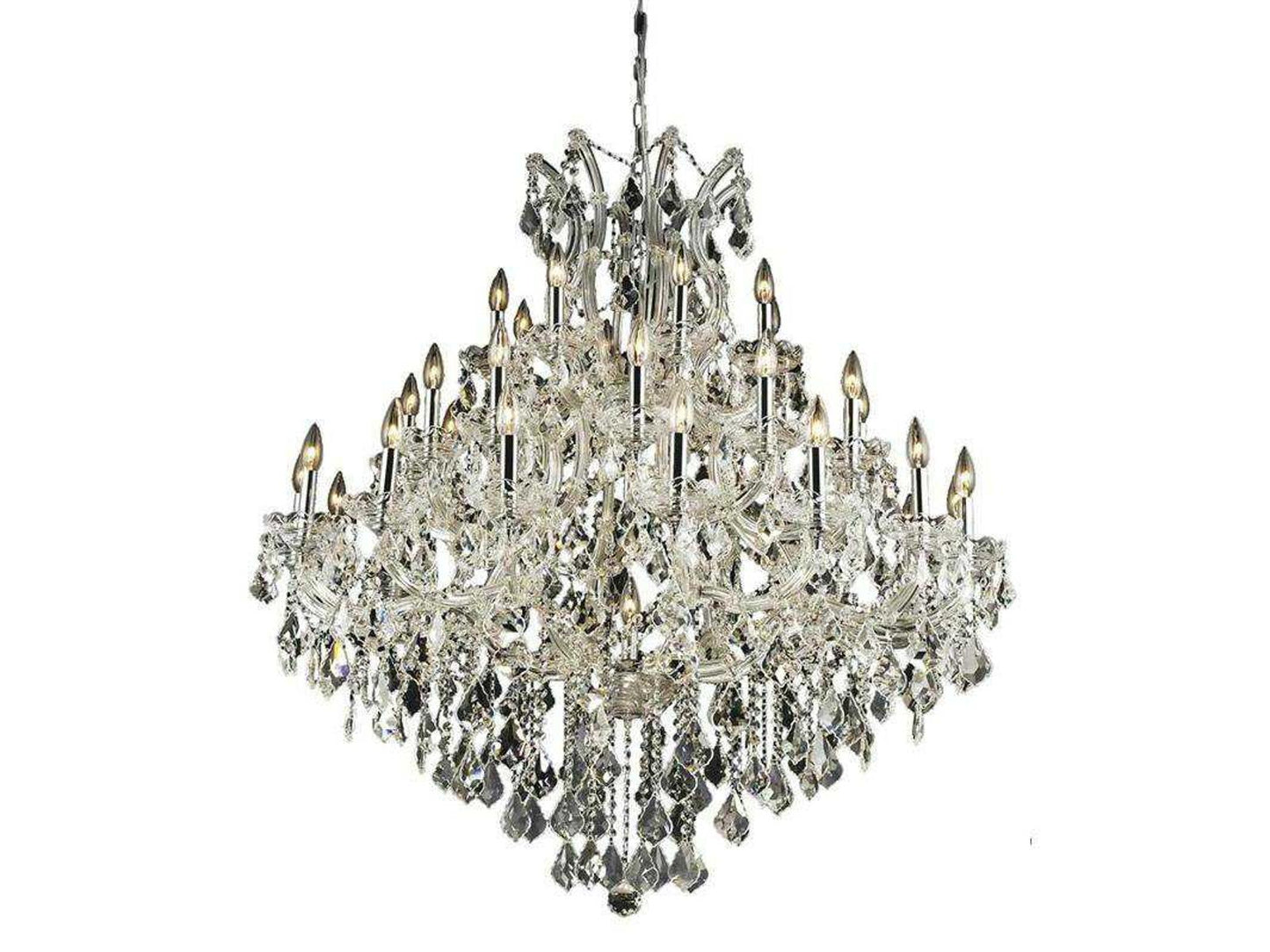 Elegant Lighting Maria Theresa 37-Light Candelabra Tiered Chandelier