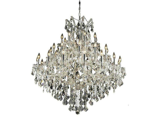 Elegant Lighting Maria Theresa 37-Light Candelabra Tiered Chandelier