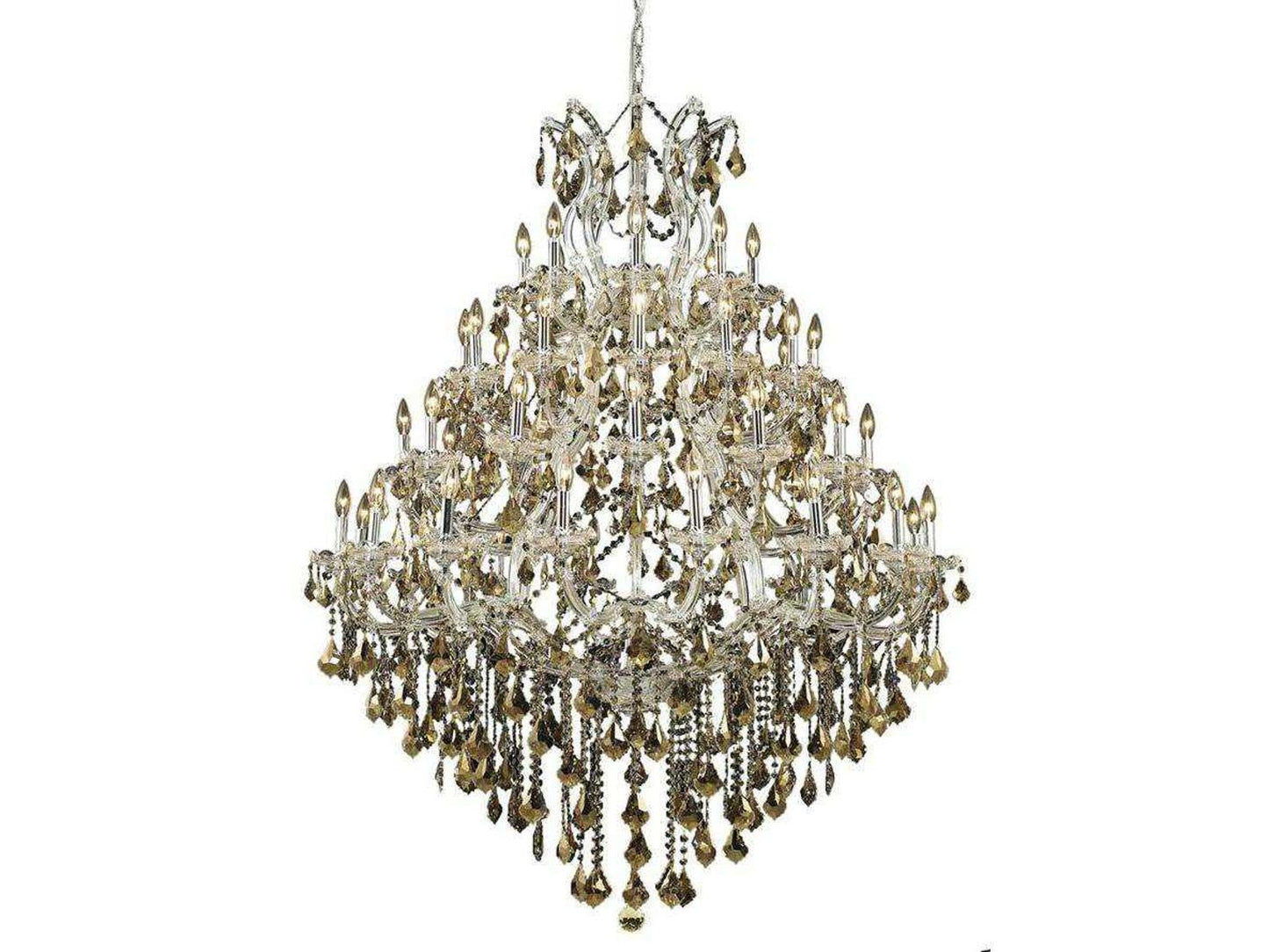 Elegant Lighting Maria Theresa 49-Light Candelabra Tiered Chandelier