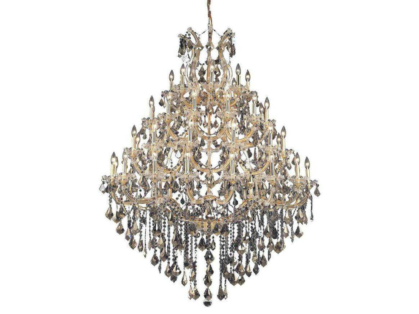 Elegant Lighting Maria Theresa 49-Light Candelabra Tiered Chandelier