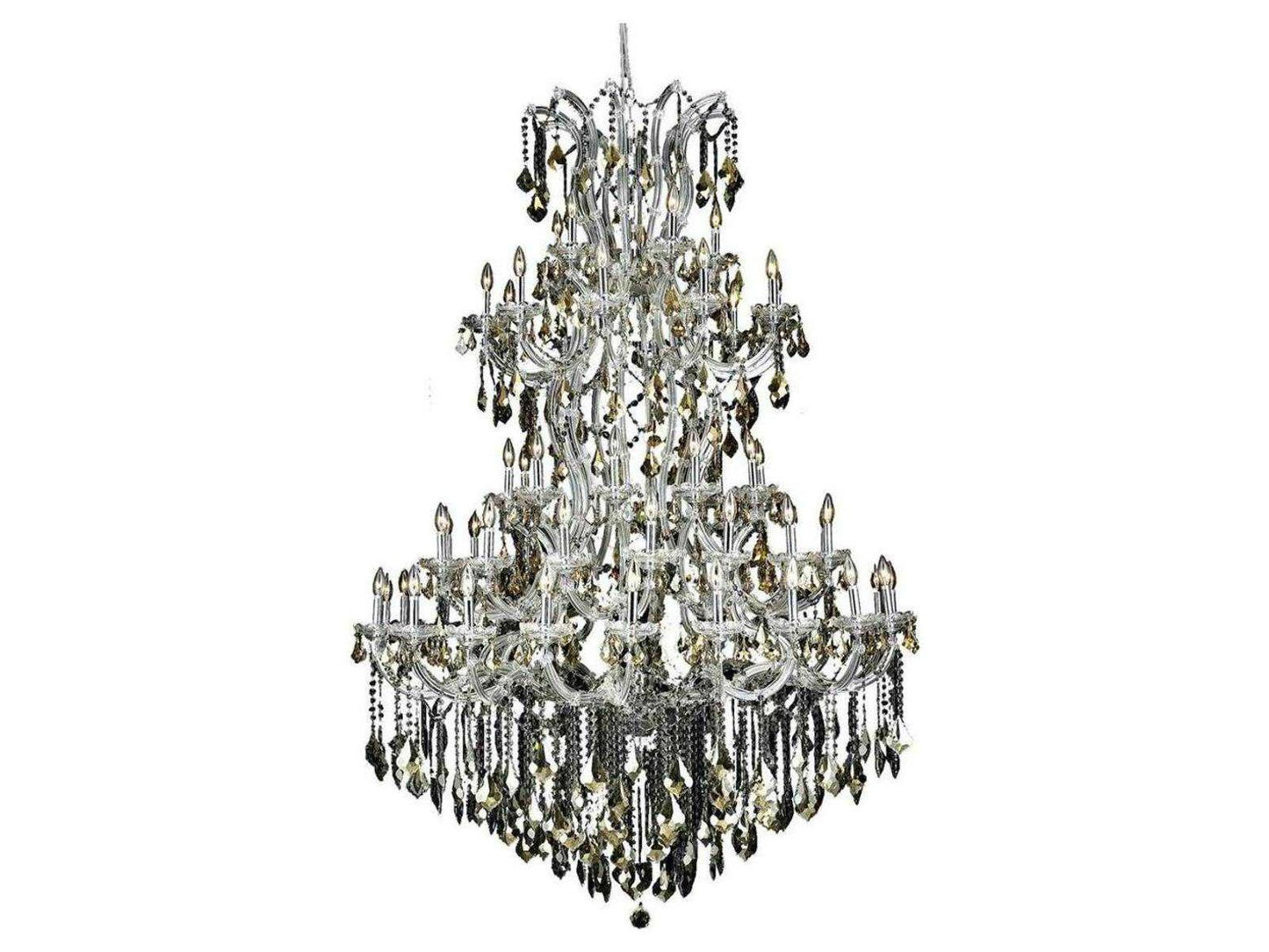 Elegant Lighting Maria Theresa 61-Light Tiered Chandelier with Crystal Accents