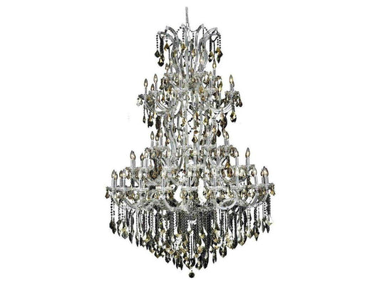Elegant Lighting Maria Theresa 61-Light Tiered Chandelier with Crystal Accents
