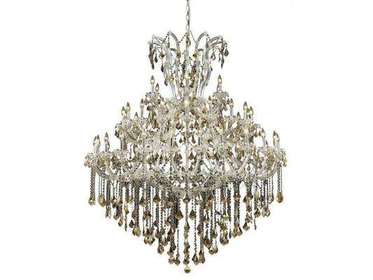 Elegant Lighting Maria Theresa 49-Light Crystal Candelabra Tiered Chandelier