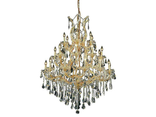 Elegant Lighting Maria Theresa 28-Light Candelabra Tiered Chandelier