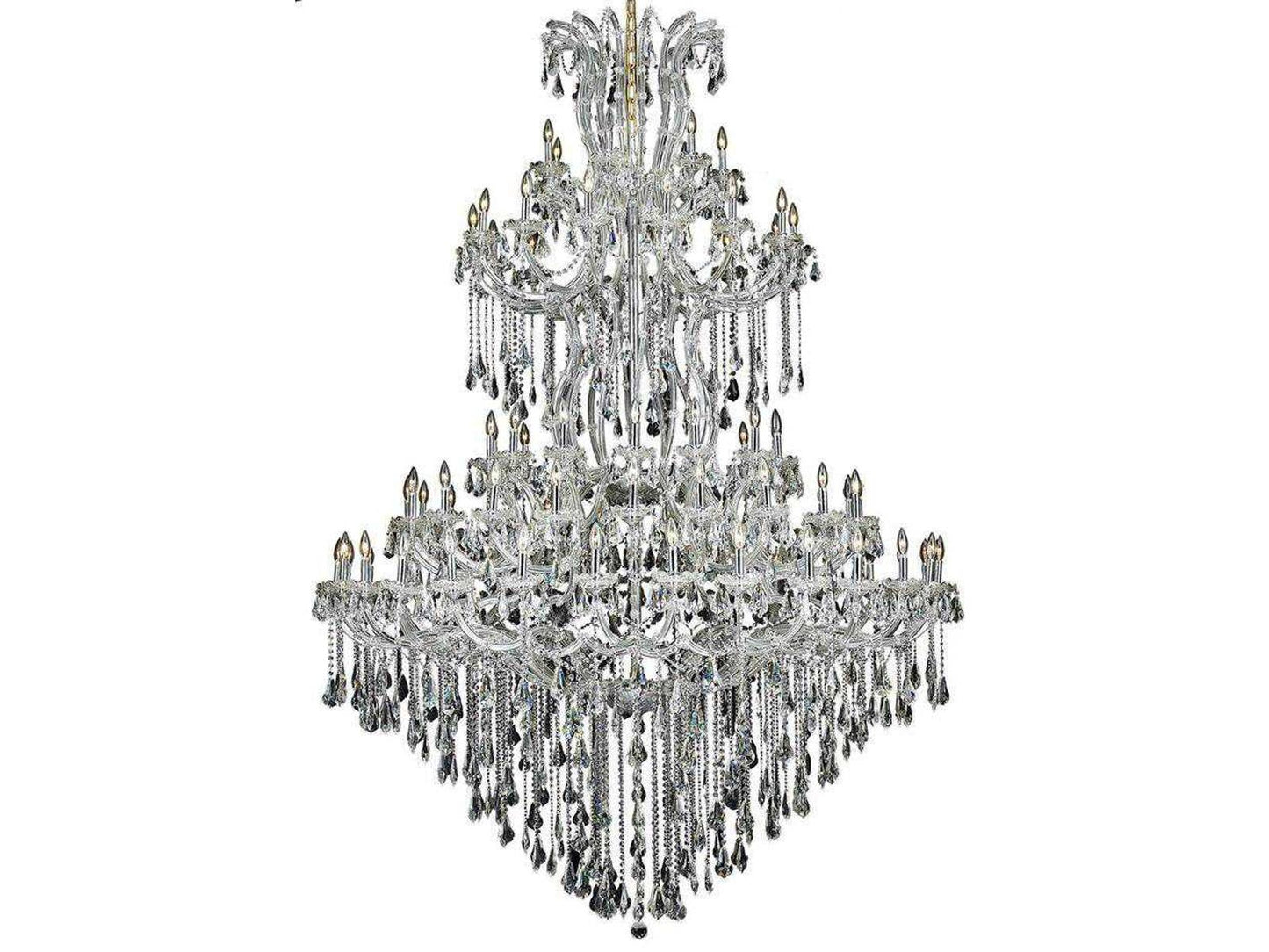 Elegant Lighting 85-Light Maria Theresa Candelabra Tiered Chandelier