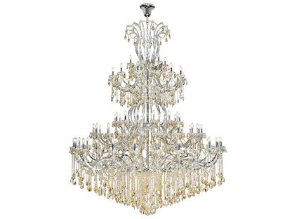 Elegant Lighting Maria Theresa 84-Light Candelabra Tiered Chandelier