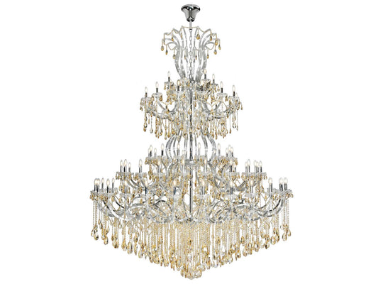 Elegant Lighting Maria Theresa 84-Light Candelabra Tiered Chandelier