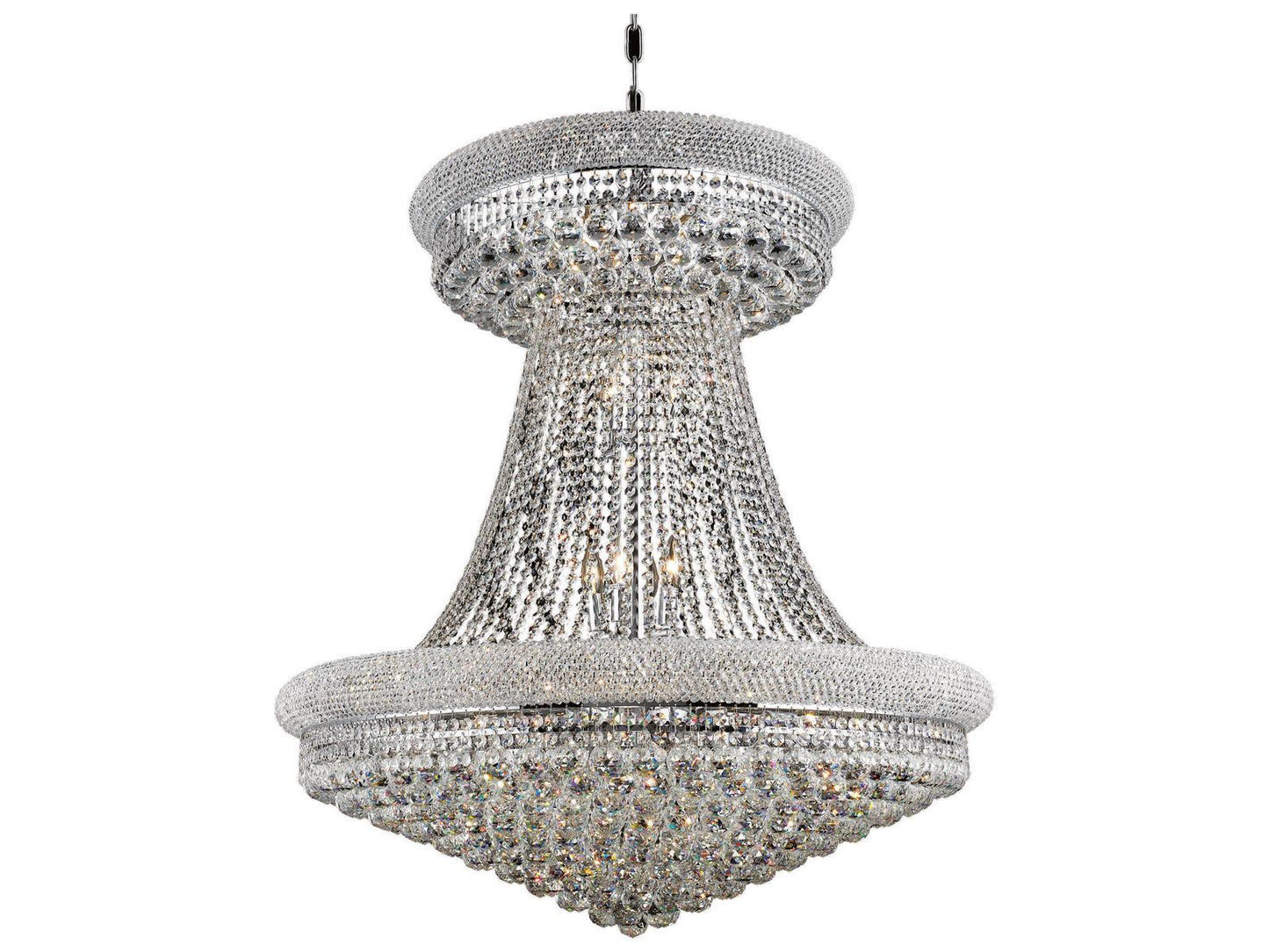 Elegant Lighting Primo 28-Light Empire Tiered Chandelier