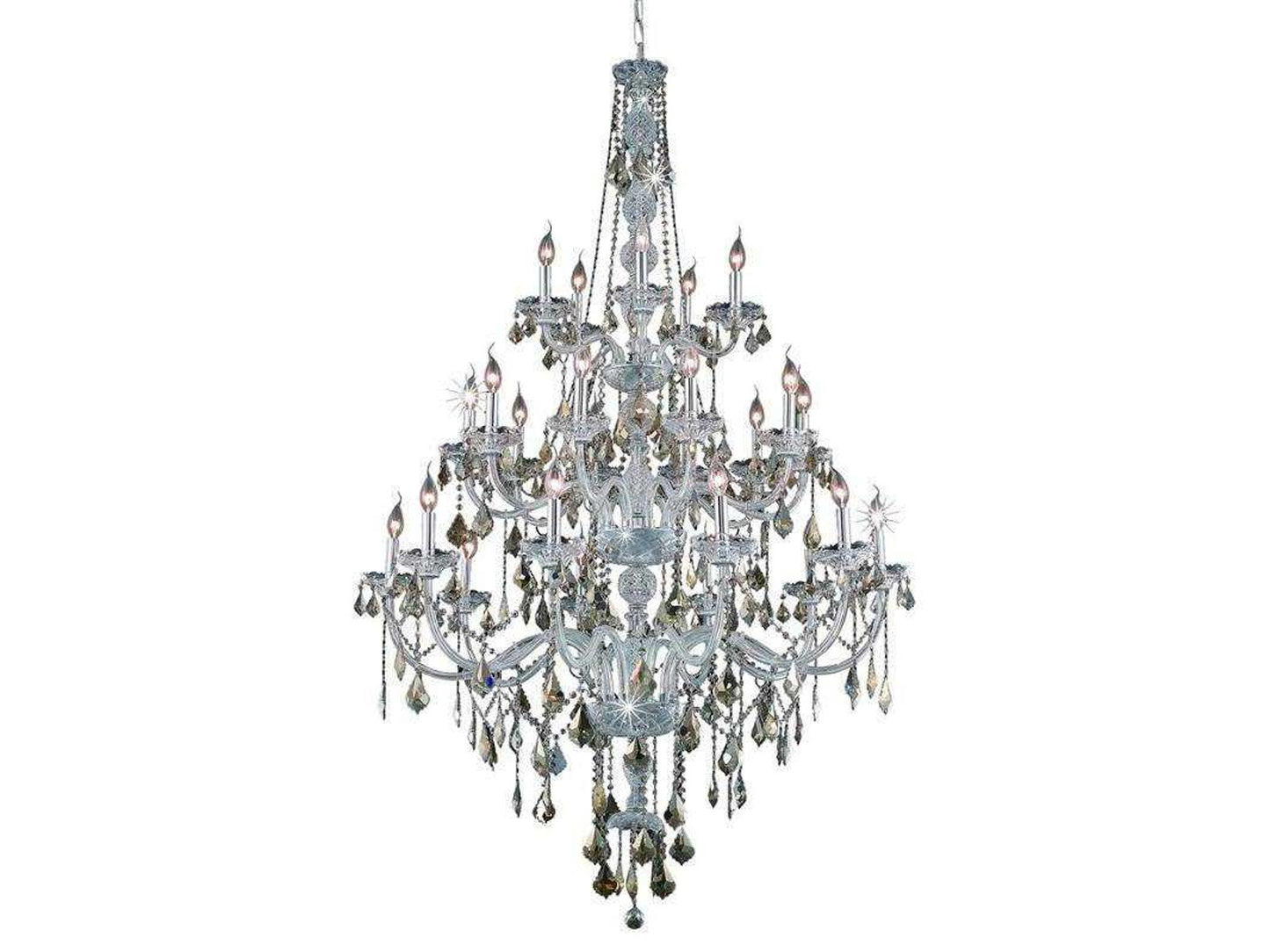 Elegant Lighting 25-Light Verona Crystal Tiered Chandelier