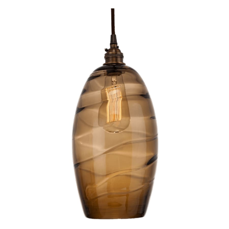 Hammerton Studio Ellisse 34" Wide Artisan Crafted 11 Light Optic Glass Pendant
