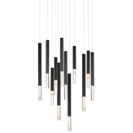 ET2 Diaphane 28" Wide 3000K LED 12 Light Pendant