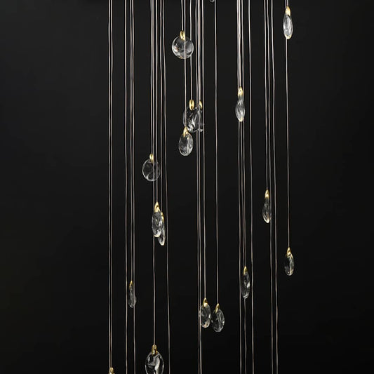 ET2 Pebble 36" Wide Crystal Chandelier