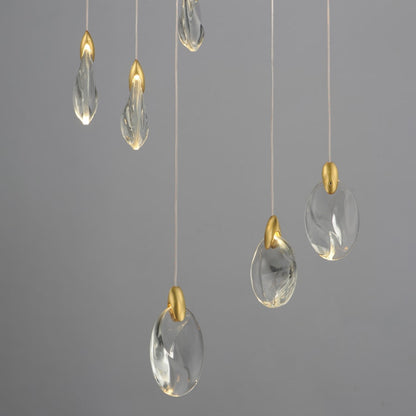 ET2 Pebble 22 Light 22" Wide LED Suspension Multi Light Pendant
