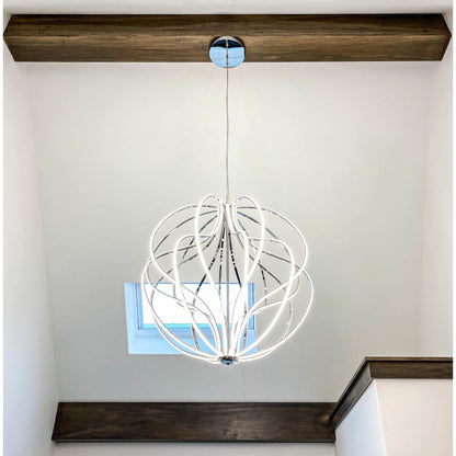 ET2 Aura 31" Wide LED Abstract Globe Chandelier