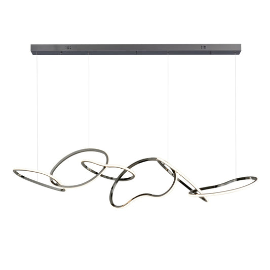 ET2 Unity 69" Wide LED Abstract Linear Chandelier