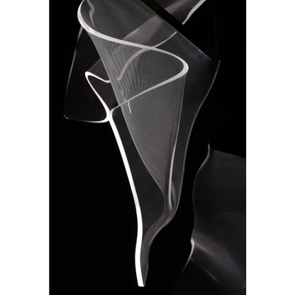 ET2 Rinkle 28" Wide LED Multi Light Abstract Pendant
