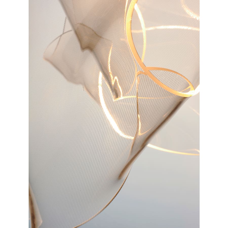 ET2 Rinkle 36" Wide LED Multi Light Linear Abstract Pendant
