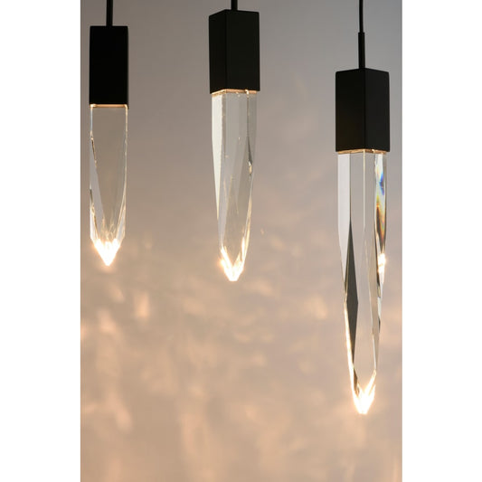 ET2 Quartz 10 Light 20" Wide LED Multi Light Pendant