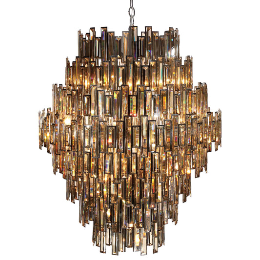 Eurofase Lighting Vienna 28 Light 40" Wide Crystal Chandelier