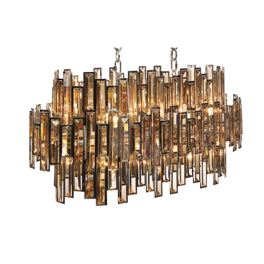 Eurofase Lighting Vienna 16 Light 41" Wide Crystal Linear Chandelier