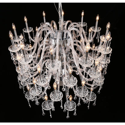 Eurofase Lighting Ferrero 48 Light 42" Wide Crystal Chandelier